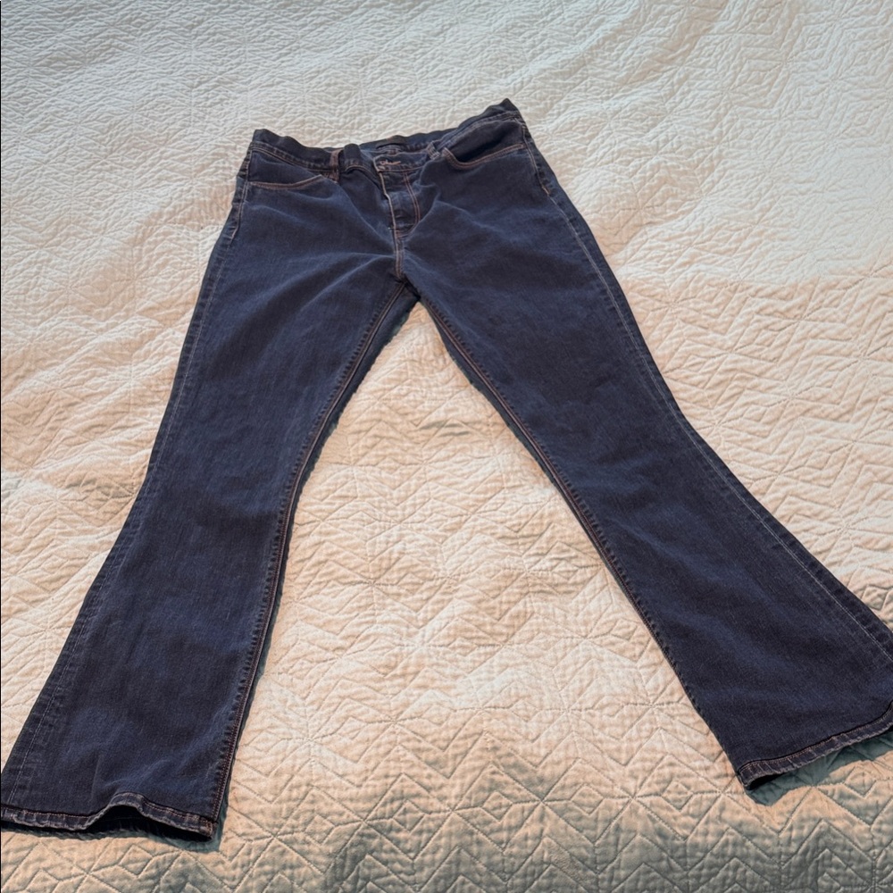 Auth PRADA Classic Bootcut stretch Blue Women's Jeans sz 30 original $300